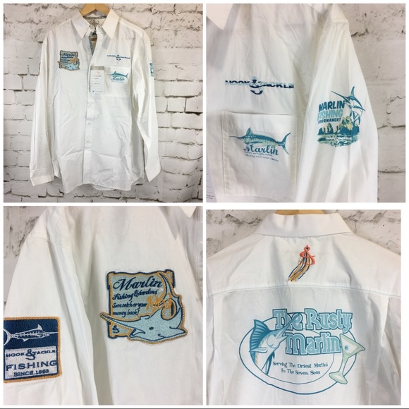 Hook & Tackle Other - Hook & Tackle White Marlin Patch Embroidered